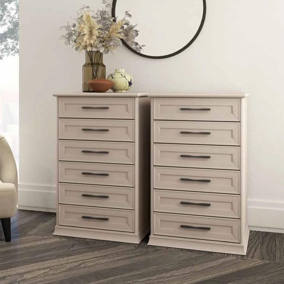 Settimino Clara sei cassetti linea Ginevra disponibile in vari colori