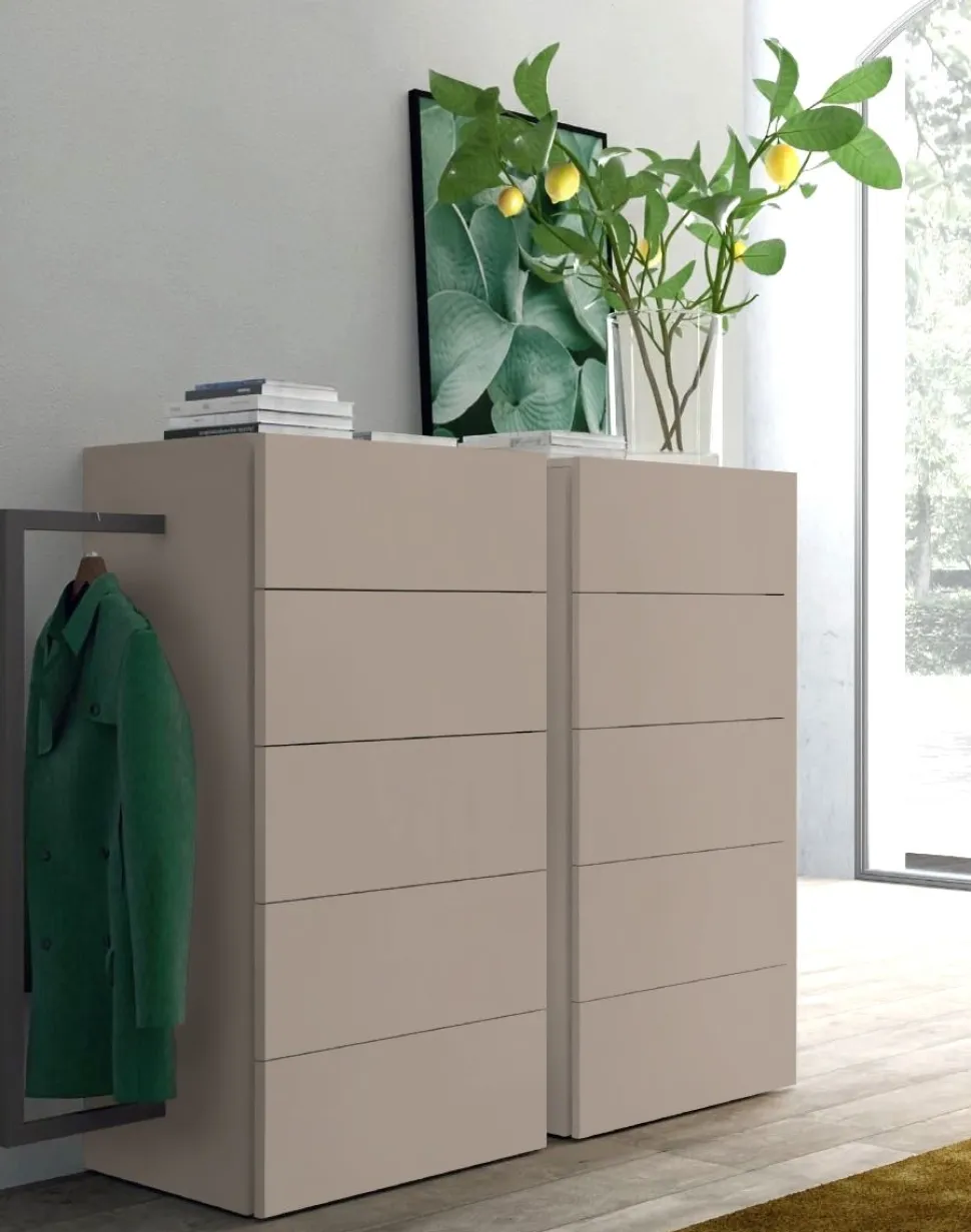 Settimino con 5 cassetti modello Kim Linea Lotto disponibile in 16 colori