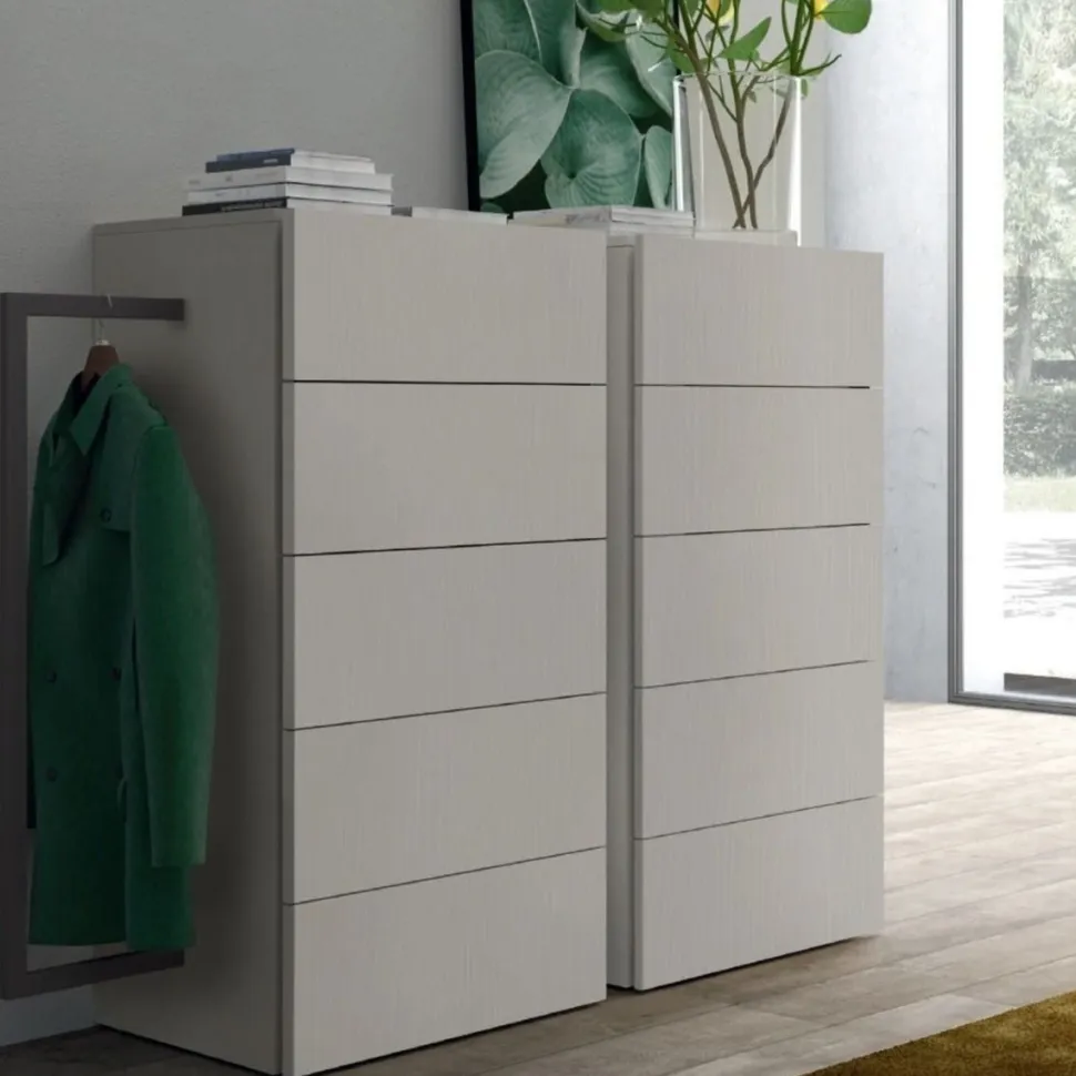 Settimino con 5 cassetti modello Kim Linea Lotto disponibile in 16 colori
