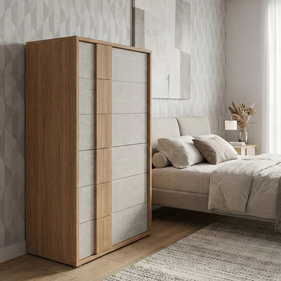 Settimino moderno 6 cassetti con maniglia integrata in MDF disponibile in vari colori