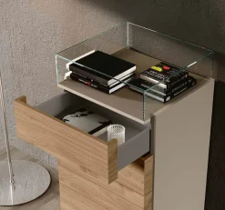 Settimino moderno 5 cassetti senza maniglia Verano disponibile in vari colori