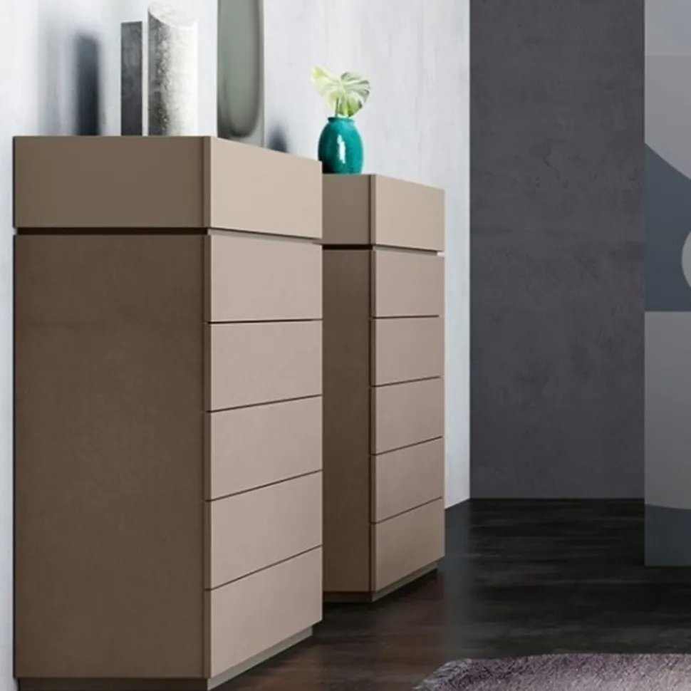 Settimino moderno 6 cassetti senza maniglie Idea disponibile in vari colori