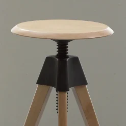 Sgabello girevole Giotto disponibile in 2 misure