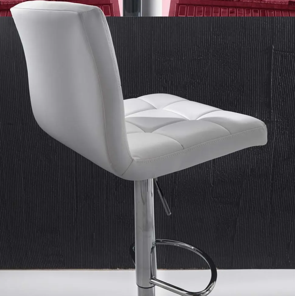 Sgabello Jazz in Ecopelle disponibile in 3 colori