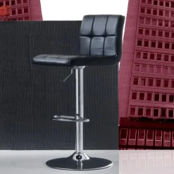 Sgabello Jazz in Ecopelle disponibile in 3 colori