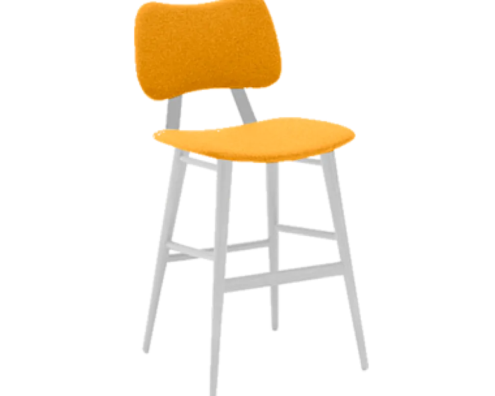 Sgabello Jò in finitura Giallo