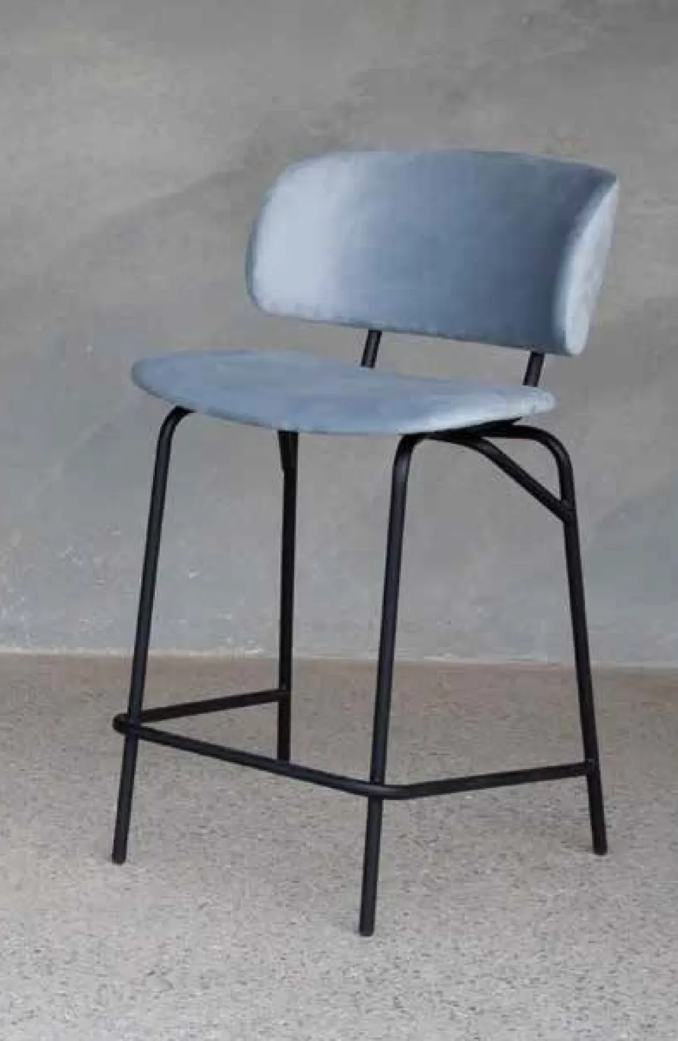 Sgabello Juliette in Tessuto disponibile in 7 colori