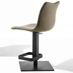 Sgabello Morgan in Ecopelle