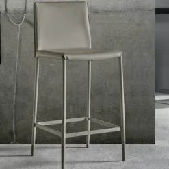 Sgabello Vanity in Similcuoio PVC