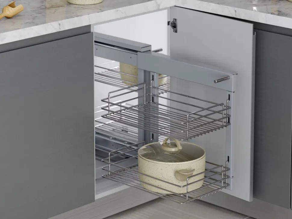 Sistema angolare estraibile per mobile da cucina Suprastar