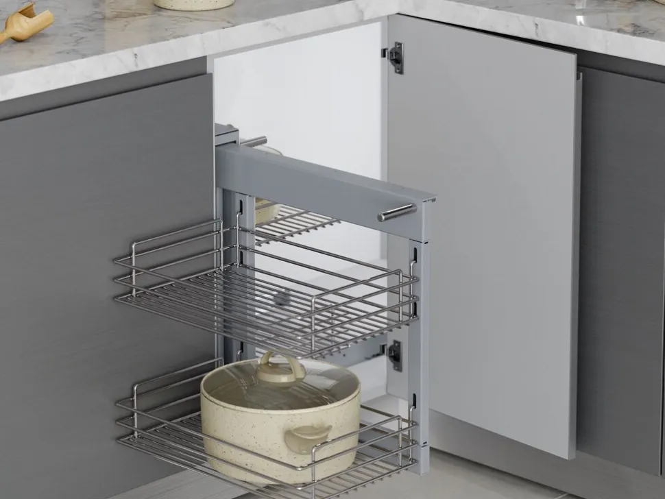 Sistema angolare estraibile per mobile da cucina Suprastar