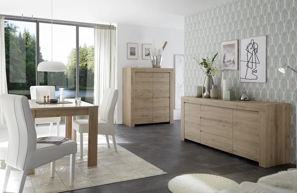 Soggiorno Anter linea Clear in Rovere Cadiz