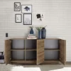 Soggiorno Ares linea Sax in finitura Rovere Mercure