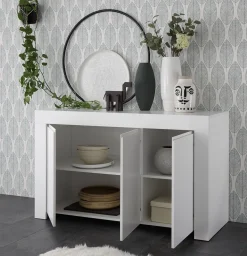 Soggiorno Arman linea Clear in Bianco Opaco