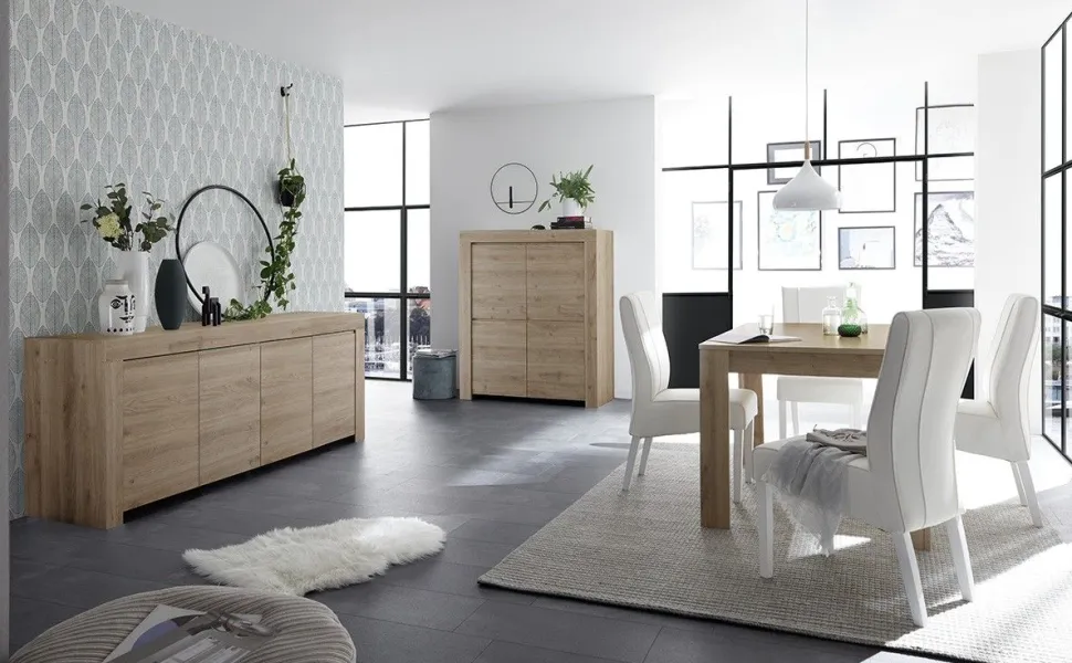Soggiorno Coline linea Clear in Rovere Cadiz