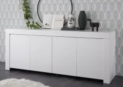 Soggiorno Coline linea Clear in Bianco Opaco