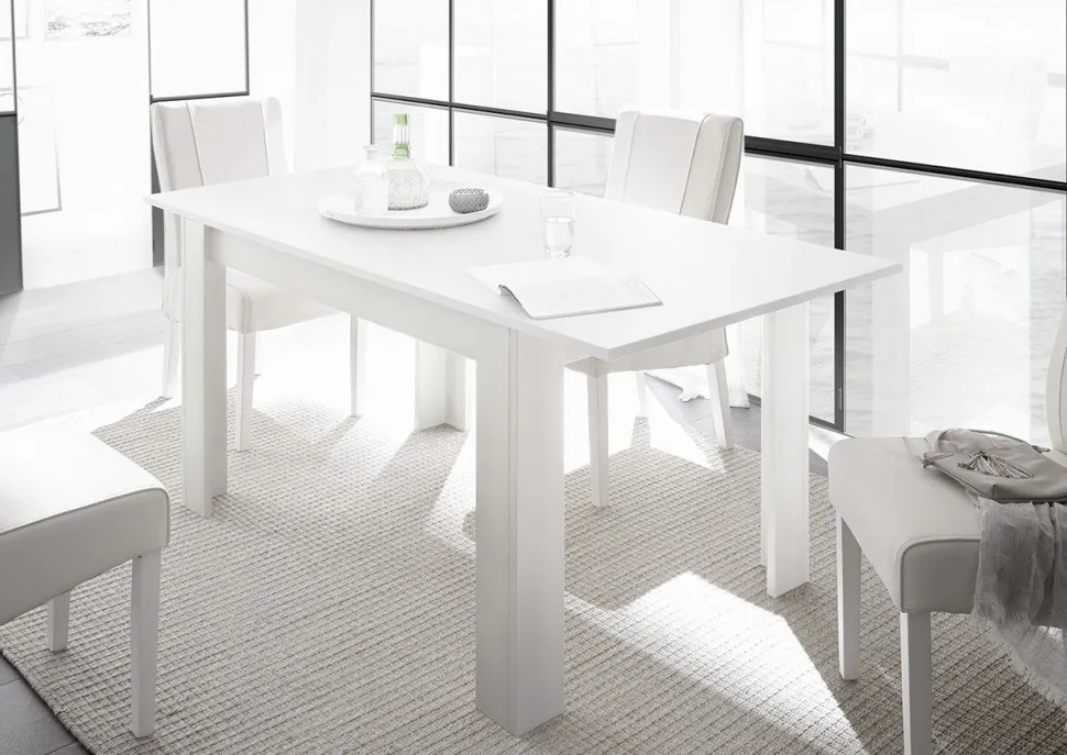 Soggiorno Coline linea Clear in Bianco Opaco