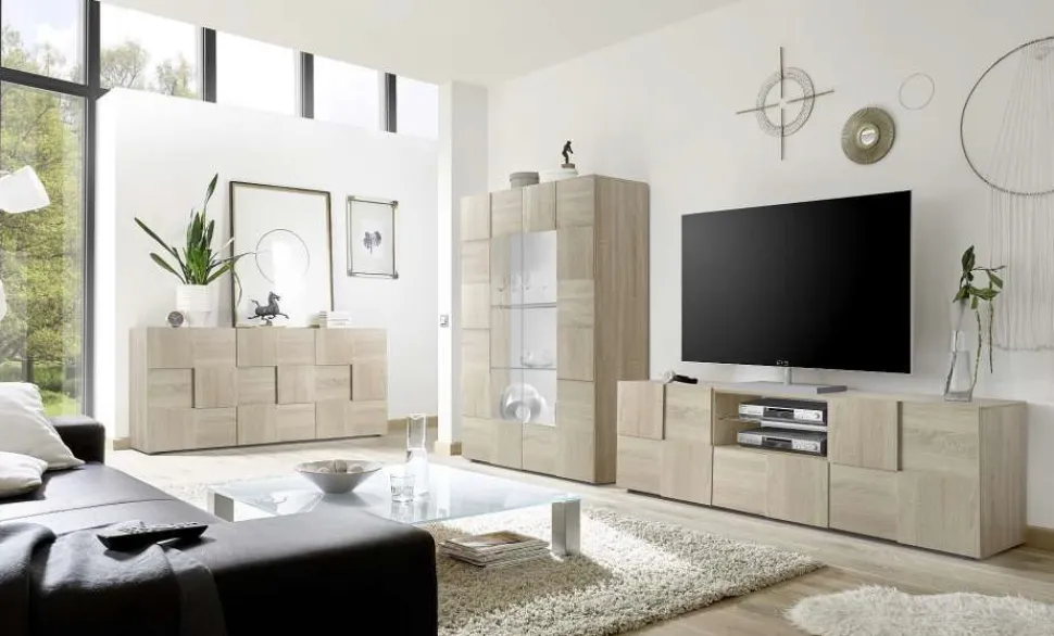 Soggiorno completo Kavin linea Dama in Rovere
