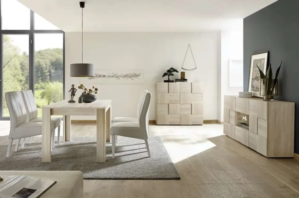Soggiorno completo Linus linea Dama in Rovere