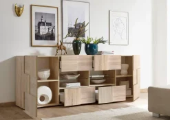Soggiorno completo Percy linea Dama in Rovere