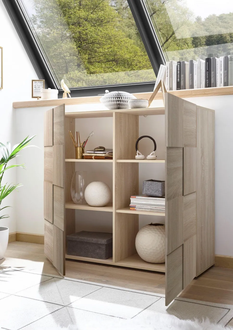 Soggiorno completo Tander linea Dama in Rovere