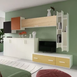 Soggiorno con letto a scomparsa