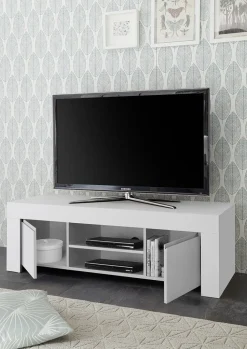Soggiorno Cuma linea Clear in Bianco Opaco
