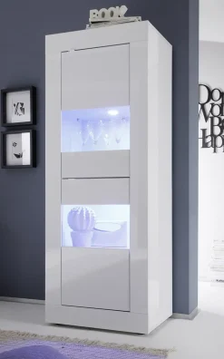Soggiorno Gian linea Basic in Bianco lucido