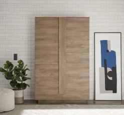 Soggiorno Giunone linea Sax in finitura Rovere Mercure