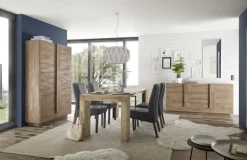 Soggiorno Giunone linea Sax in finitura Rovere Mercure