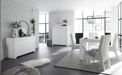 Soggiorno Mail linea Clear in Bianco Opaco