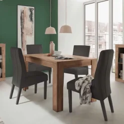 Soggiorno moderno completo Teo Linea Verona in Rovere Mercure e Cashmere