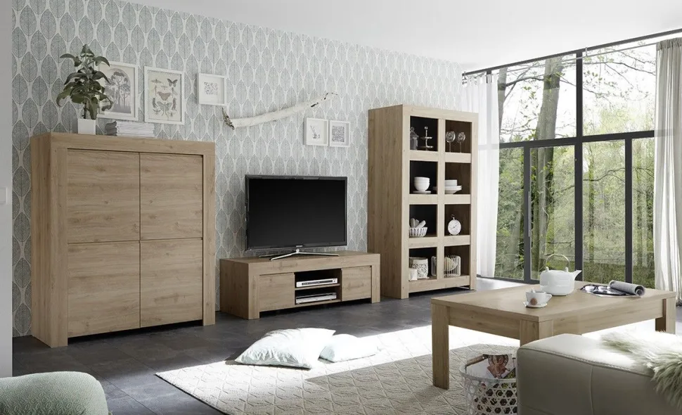 Soggiorno Visio linea Clear in Rovere Cadiz