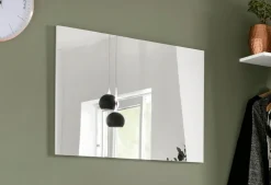 Specchiera da ingresso linea Virgola finitura Bianco Lucido