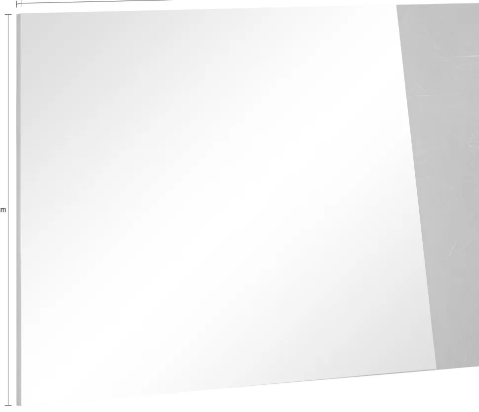 Specchiera da ingresso linea Virgola finitura Bianco Lucido