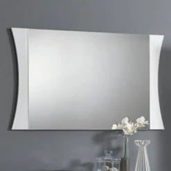 Specchiera linea Arco in Bianco Lucido