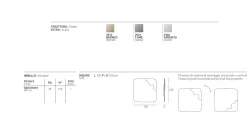 Specchiera reversibile Horus disponibile in 3 colori