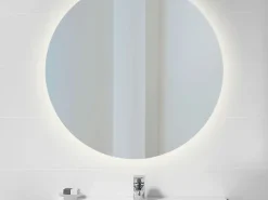 Specchio da bagno Cassiopea con Illuminazione LED decorativa, diametro 60 cm