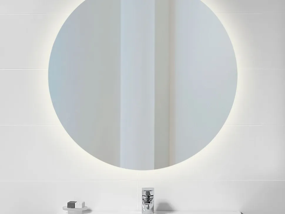 Specchio da bagno Cassiopea con Illuminazione LED decorativa, diametro 60 cm