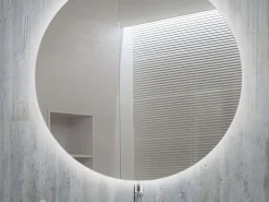 Specchio da bagno Cassiopea con Illuminazione LED decorativa, diametro 60 cm