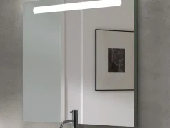 Specchio da bagno rettangolare Pegasus con Illuminazione LED frontale