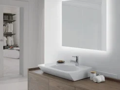 Specchio da bagno rettangolare Centaurus con Illuminazione LED decorativa