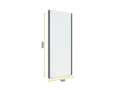 Specchio estraibile per interno armadio in Acciaio , Tecnoplastica e Vetro disponibile in 4 colori