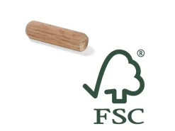 Spine in legno di Faggio per sistema di unione a pressione diametro 8x40mm