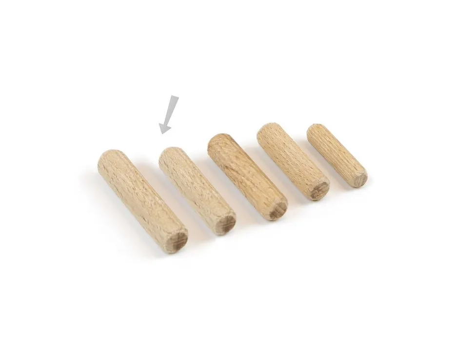 Spine in legno di Faggio per sistema di unione a pressione diametro 8x40mm
