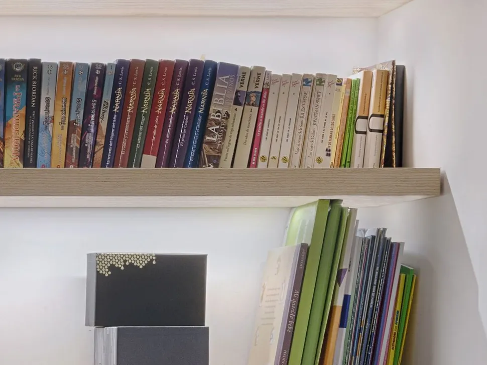 Supporti a scomparsa per ripiano in legno Mirage