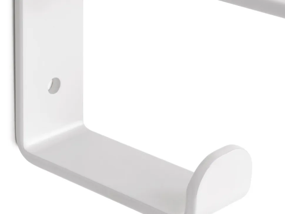 Supporti per mensole in legno Shelf con gancio integrato disponibile in 2 colori