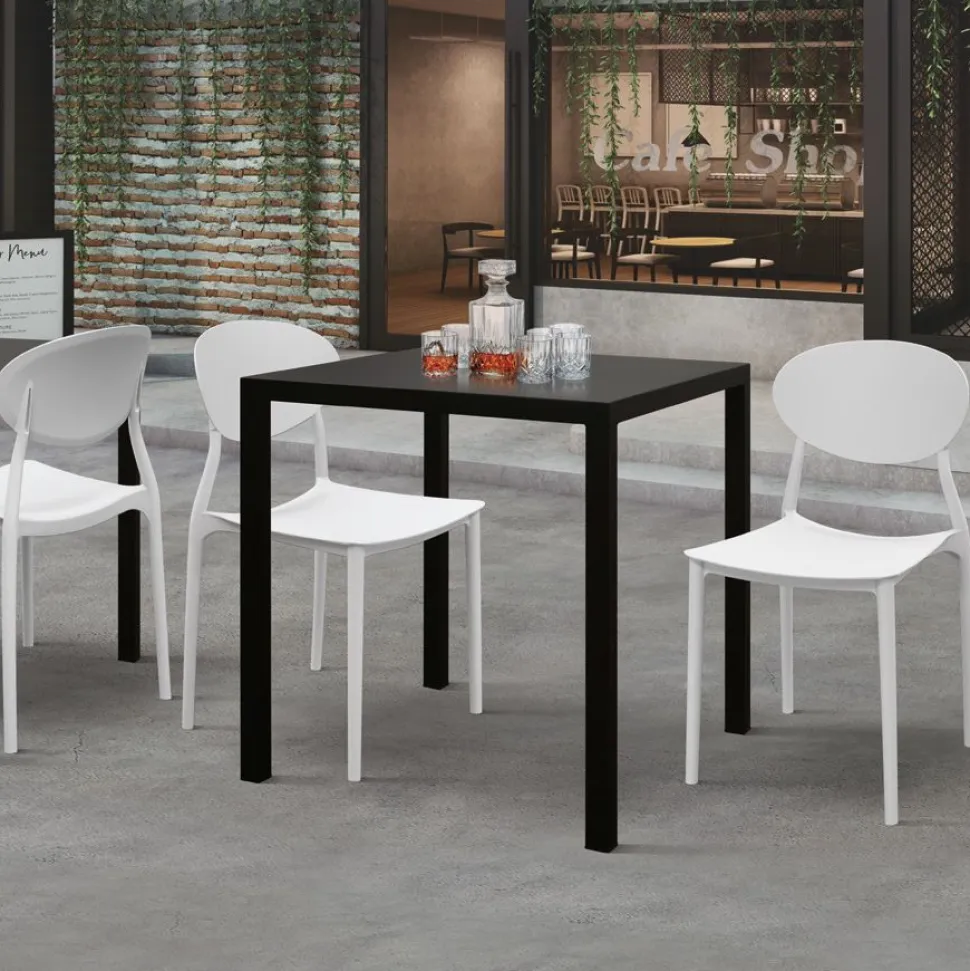 Tavolino Bar autolivellante finitura Grigio Antracite disponibile in 2 misure