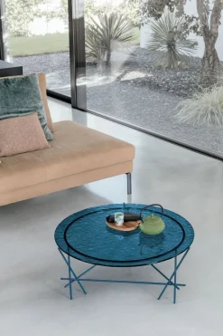 Tavolino da salotto con struttura in metallo Wire disponibile in vari colori