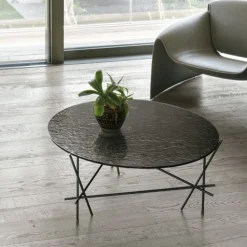 Tavolino da salotto con struttura in metallo Wire disponibile in vari colori